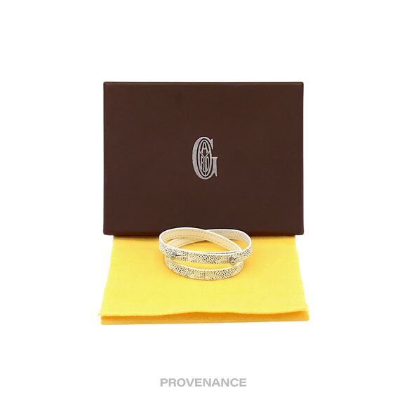 🔴 Goyard Double Wrap Bracelet - White Goyardine - Picture 1 of 6